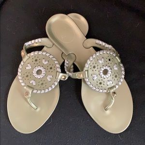 Jack Rogers jelly flip flops